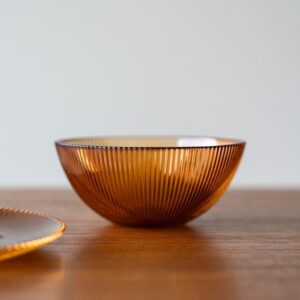 Amber Glass Bowl 15cm