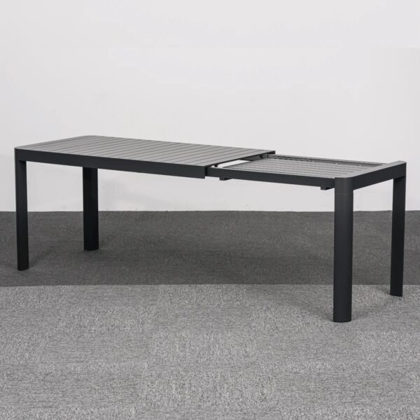 Azura Ext Dining Table 195-255x100cm Grey - Image 4