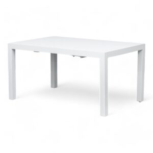 Azura Ext Dining Table 97-149x149cm White