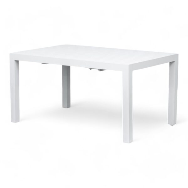 Azura Ext Dining Table 97-149x149cm White