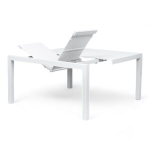 Azura Ext Dining Table 97-149x149cm White
