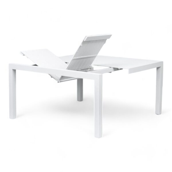 Azura Ext Dining Table 97-149x149cm White - Image 2