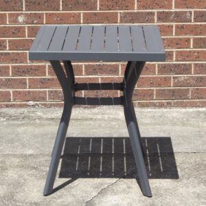 Daffodil 60cm Square Bistro Table Grey