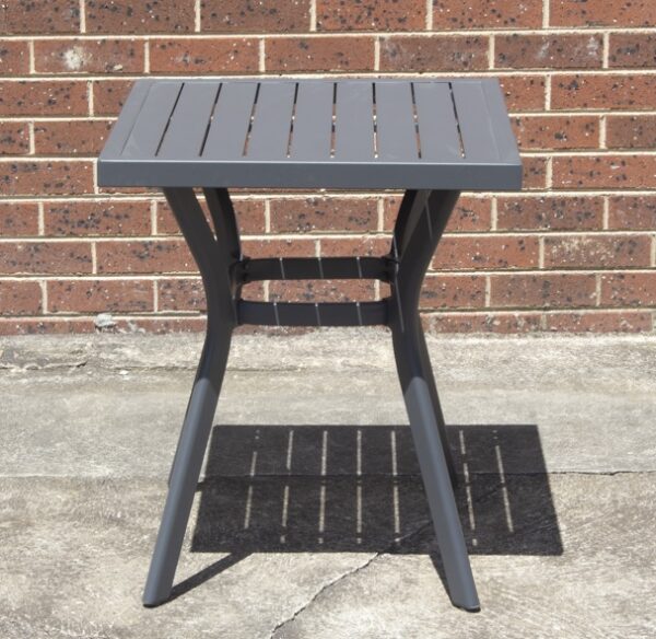 Daffodil 60cm Square Bistro Table Grey