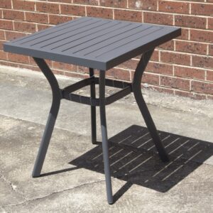 Daffodil 60cm Square Bistro Table Grey