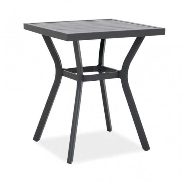 Daffodil 60cm Square Bistro Table Grey - Image 4