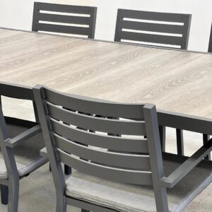 Ekaterina Dining Table 185x95cm Grey