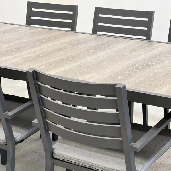 Ekaterina Dining Table 185x95cm Grey - Image 2
