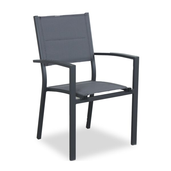 Bon Padded Dining Chair Grey - Image 4