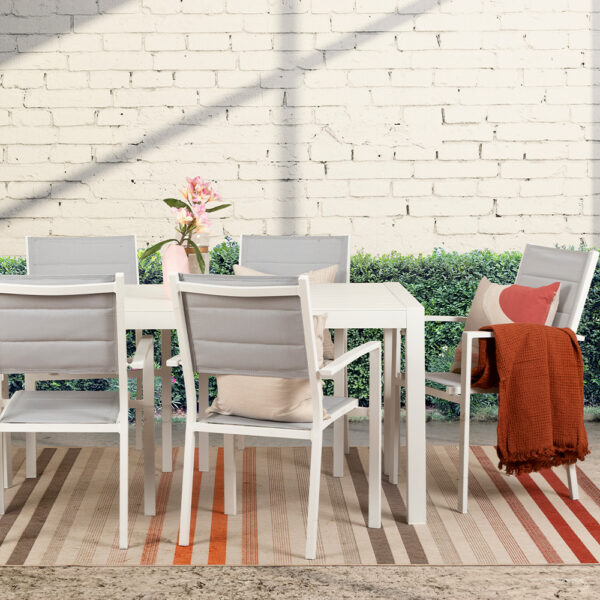 Bon Dining Table 210x90cm White (Seats 8)