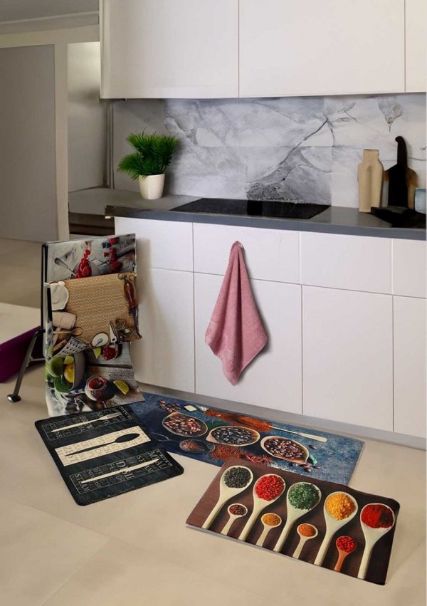 Kitchen Rubber Mat 45x70cm Cafe - Image 2