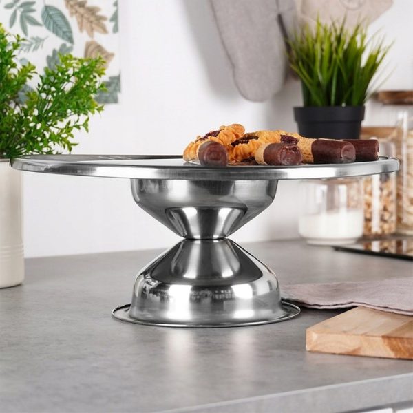 Pastry Plate Stainless Steel 33cm - Image 3