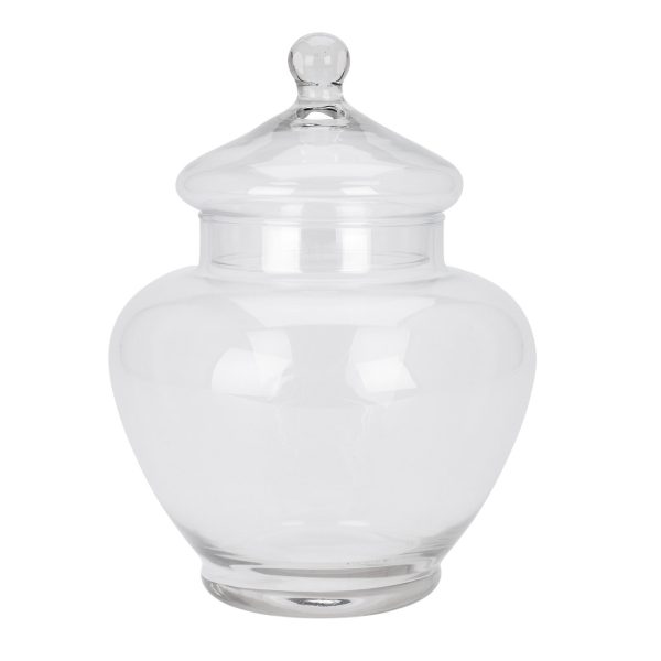 Glass Storage Vase with Lid - Image 7