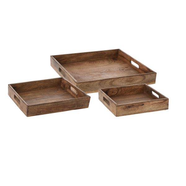 Serving Tray Mango Wood Large - Image 4
