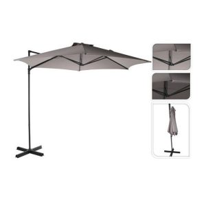 Side Hanging Umbrella 270cm Taupe