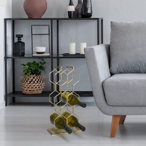Wine Rack Metal 8 Bottles