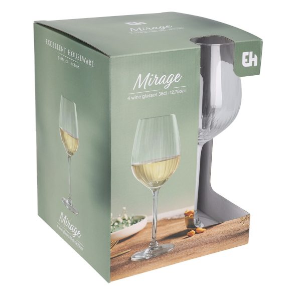 Wine Glass 380ml Set of 4 Pcs - Image 3