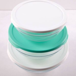 Snack Bowl Set 3 Pcs with Lid (98304)