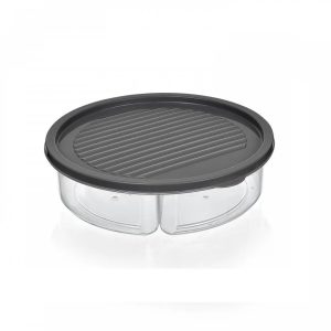 Storage Box 600ml 2 Compartments (5 Colours)