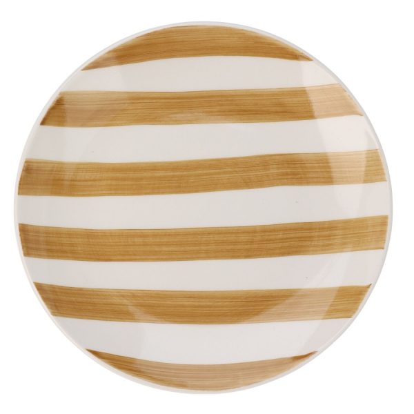 Striped Stoneware Plate 19cm (4 Colours) - Image 8