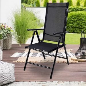 Folding Chair Matt Black