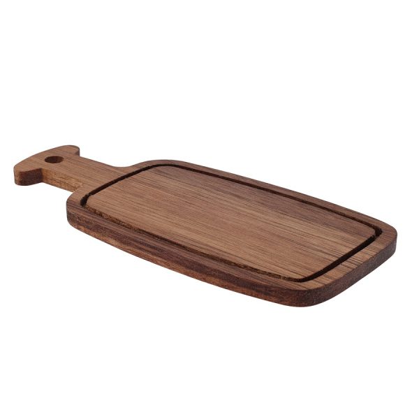 Cutting Board Acacia Wood 19cm (3 Designs) - Image 2