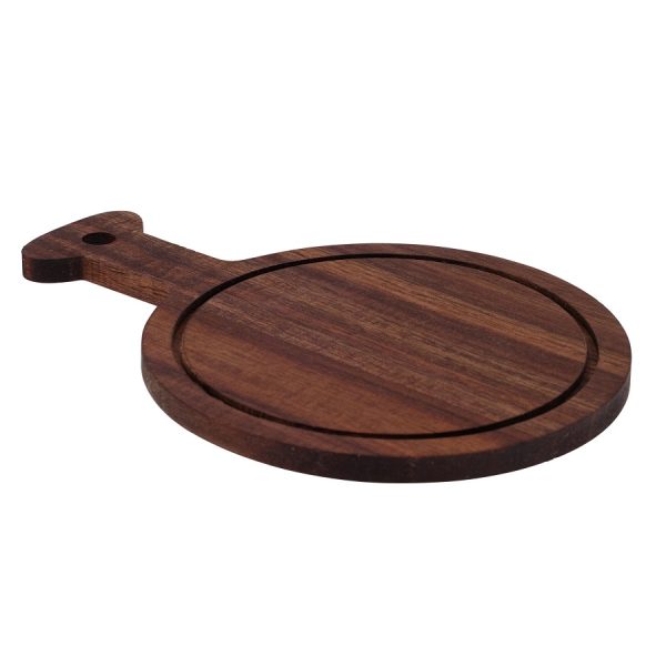 Cutting Board Acacia Wood 19cm (3 Designs) - Image 3