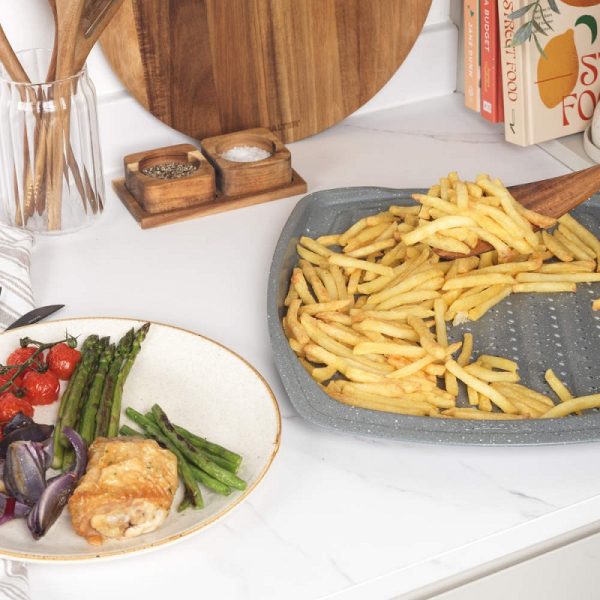 Salter Marblestone 39cm Chip Tray - Image 3