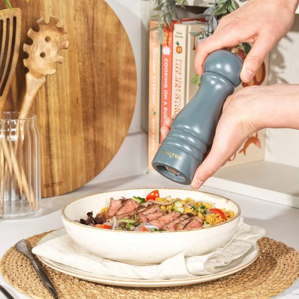 Salter Olea Salt and Pepper Mill Green - Image 2