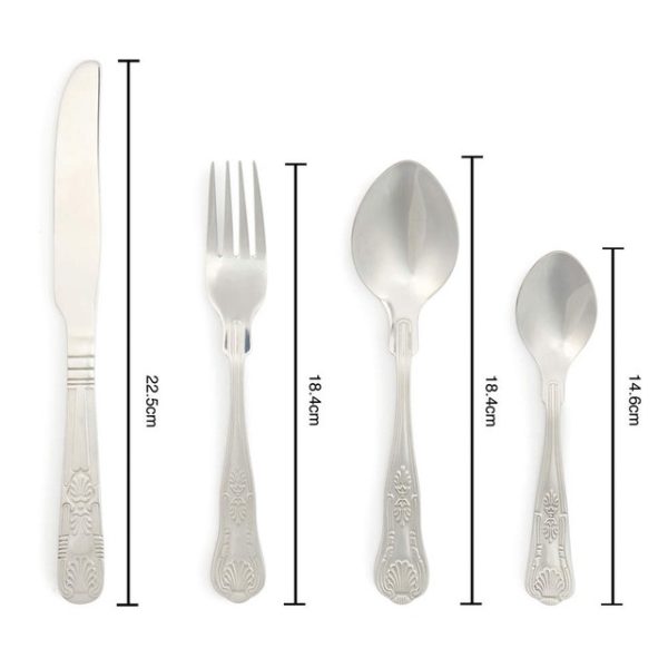 RH Cutlery Set 24 Pcs Verona S/S - Image 5
