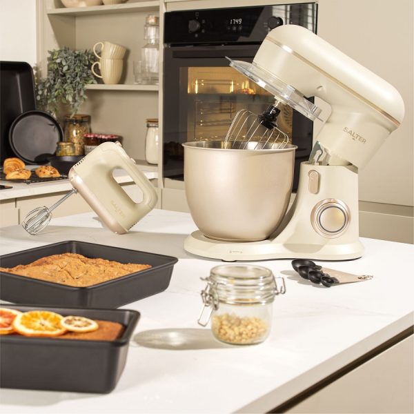 Salter Bakes 1300W Stand Mixer Oatmeal - Image 2