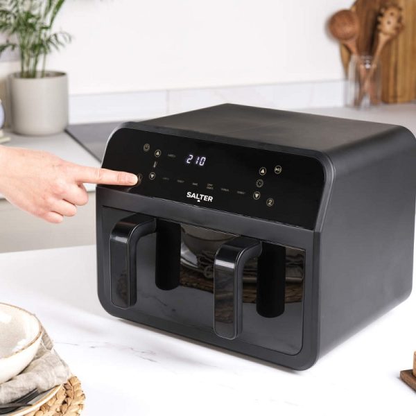 Salter 7 Lt Dual Air Fryer with Divider - Image 5