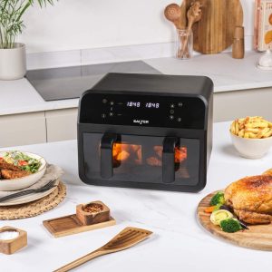 Salter 7 Lt Dual Air Fryer with Divider
