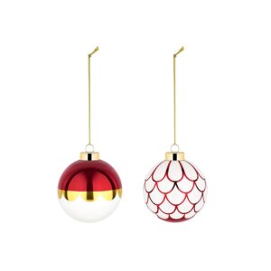 Delight Christmas Bauble Set 2 Pcs (NZ04SET4)