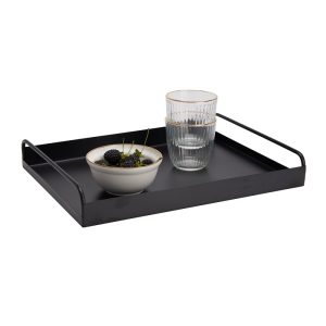 Serving Tray Set of 2 Black