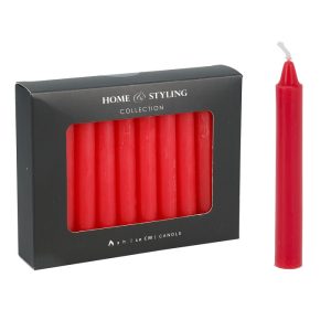 Candlestick 20 Pcs 10cm Red