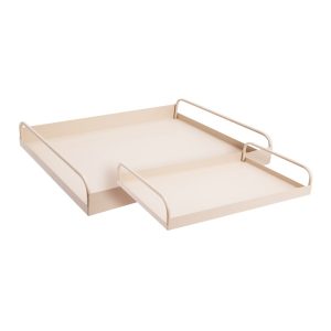 Serving Tray Set of 2 Sand