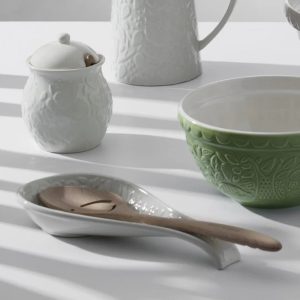 In the Forest Spoon Rest Cream