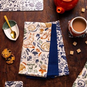 P&K Woodland Tea Towels Set 3 Pcs