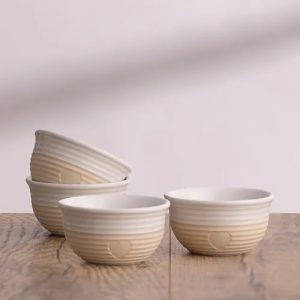 Rustic Charm Mini Bowl Set 4 Pcs