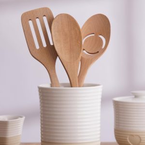 Rustic Charm Utensil Jar