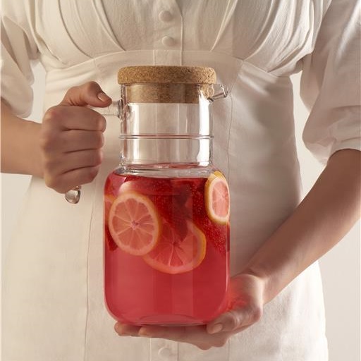 Hoop Jug with Cork Lid 1.50Lt - Image 2