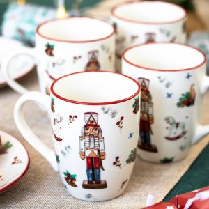 Xmas Nutcracker Porcelain Mug 320ml