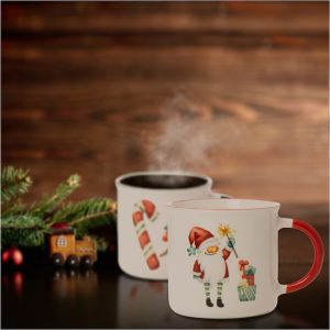 Xmas Porcelain Mugs 300ml 2 Pcs (2 Designs)