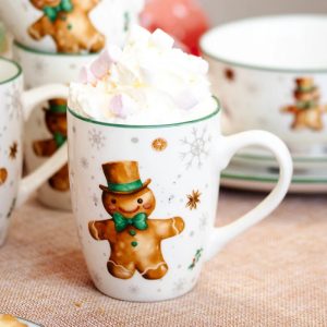 Xmas Gingerbread Porcelain Mug 320ml