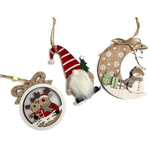 Xmas Wooden Ornament