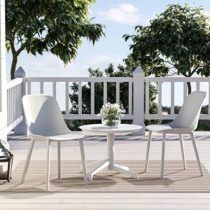 Chair Shell-P Ivory White