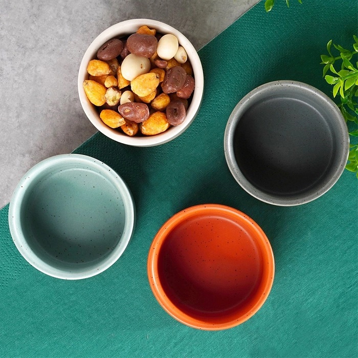 Stoneware Bowl Set 4 Pcs - Image 2