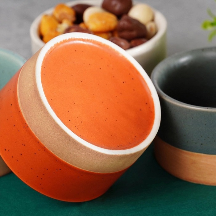 Stoneware Bowl Set 4 Pcs - Image 3