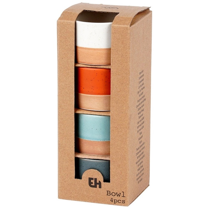 Stoneware Bowl Set 4 Pcs - Image 4